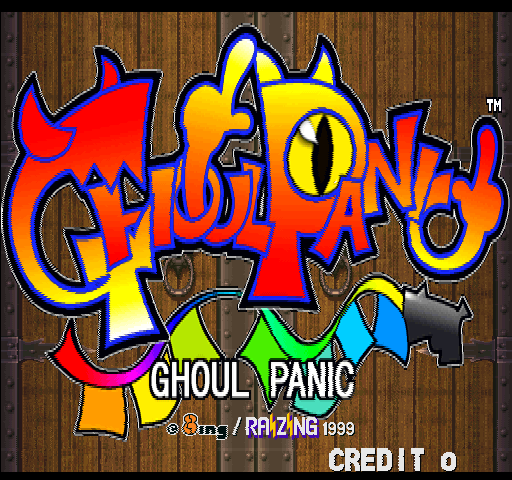 Ghoul Panic (Asia, OB2+VER.A) Title Screen